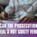 Can The Prosecution Appeal A Not Guilty Verdict
