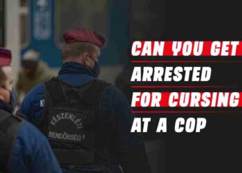 Can You Get Arrested For Cursing At A Cop