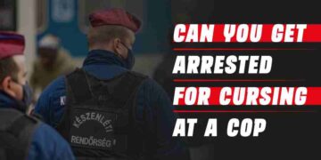 Can You Get Arrested For Cursing At A Cop