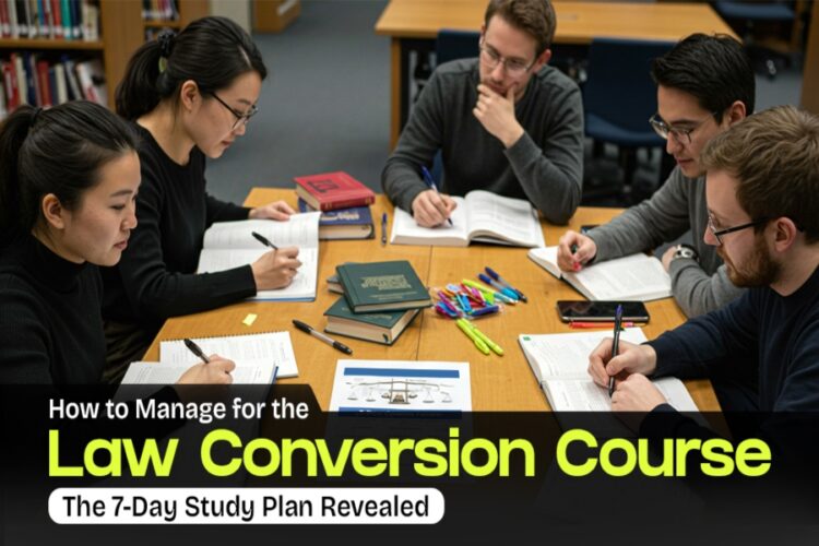 How to Manage Time for the Law Conversion Course - The 7-Day Study Plan Revealed