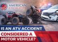 is an atv accident considered a motor vehicle