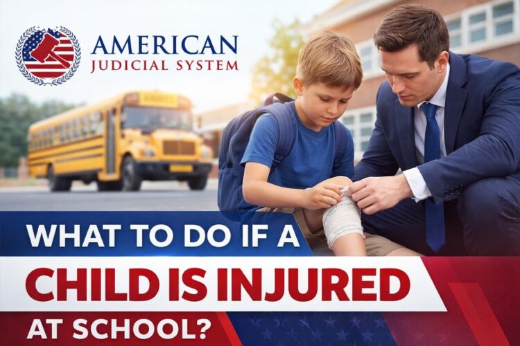 what to do if a child is injured at school